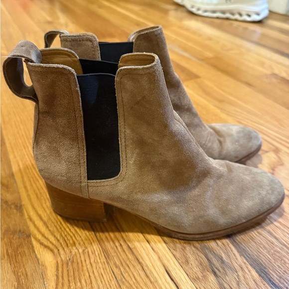 Rag & bone Tan Suede Ankle Boots - Picture 1 of 4